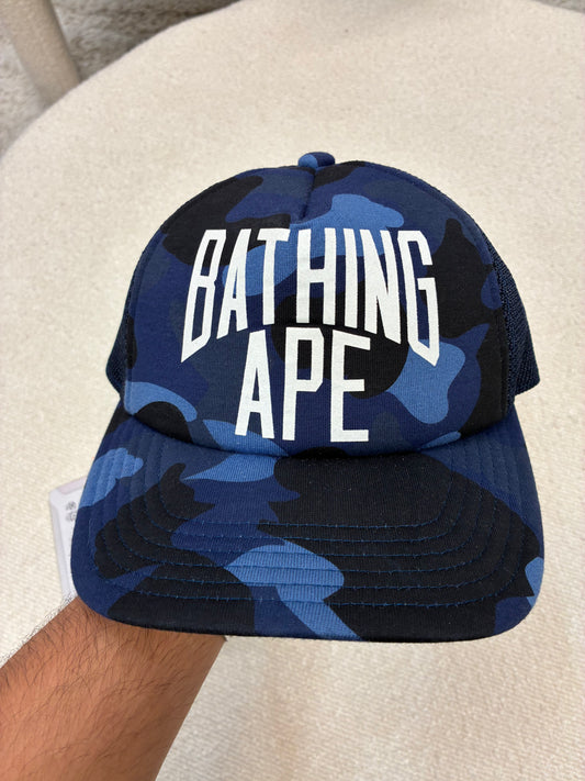 Bathing Ape Blue Camo Hat