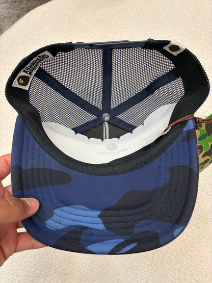 Bathing Ape Blue Camo Hat