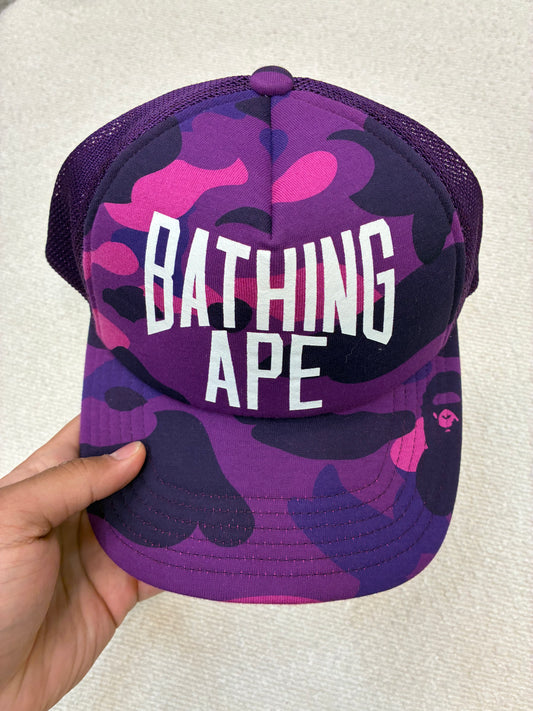 Bathing Ape Purple Camo Hat