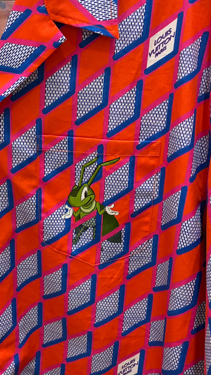 Louis Vuitton Diamond Damier Cricket Logo Shirt