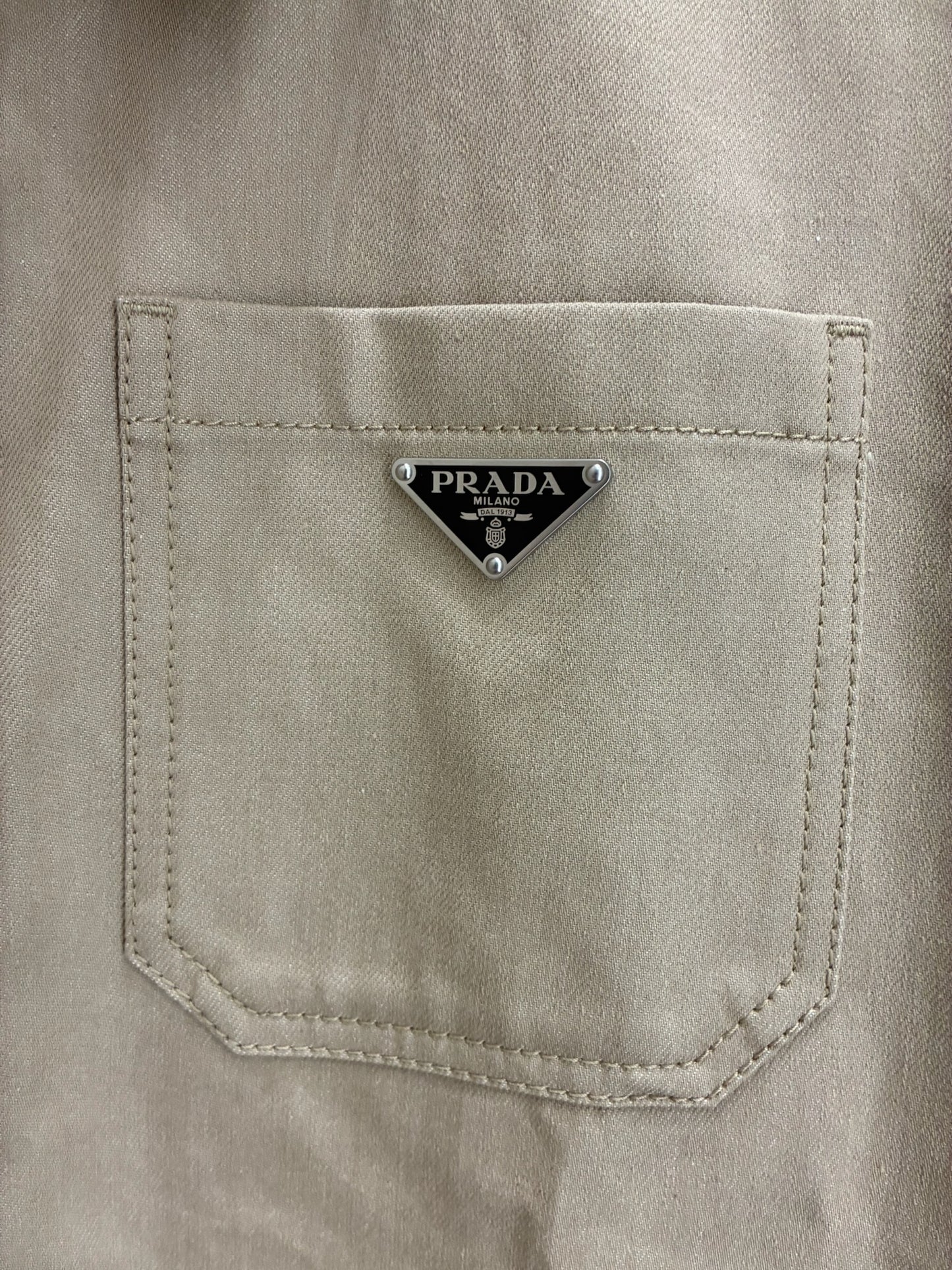 Prada Brand-Patch Denim Jacket