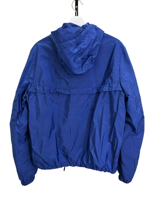 Prada Re-Nylon Logo-Print Blouson Jacket Blue