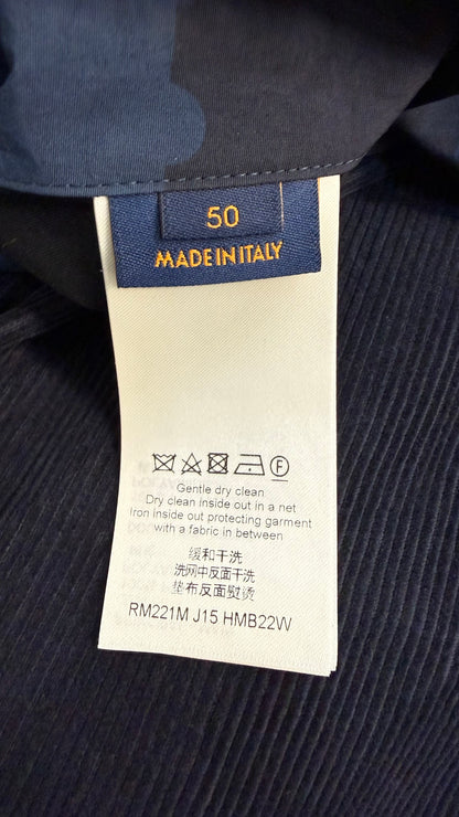 Veste de soldat à carreaux bleus Louis Vuitton