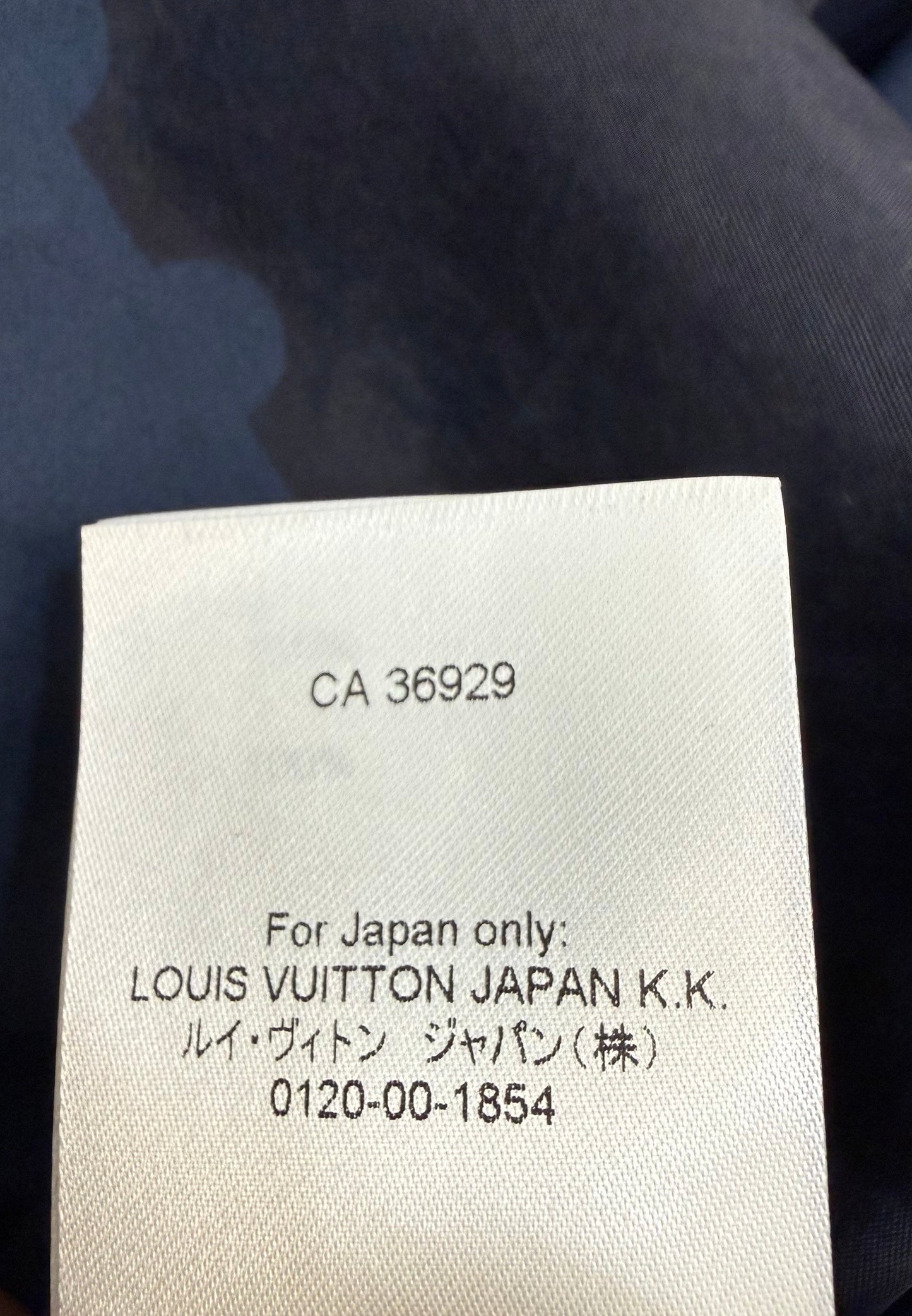 Veste de soldat à carreaux bleus Louis Vuitton