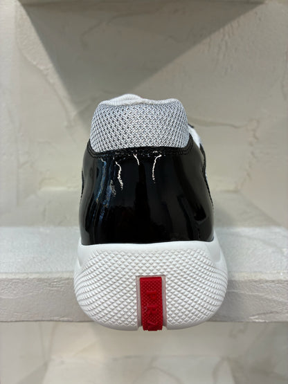 Prada America's Cup Patent Leather Black/Silver