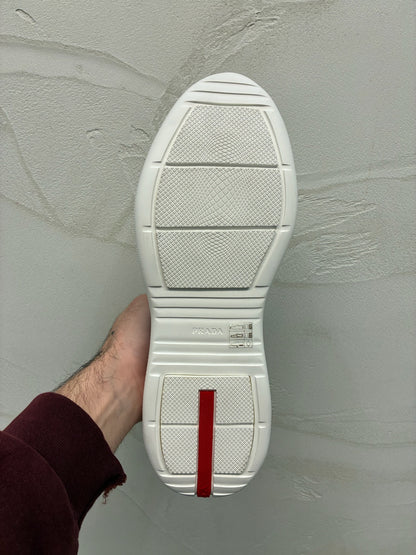 Prada America's Cup Patent Leather Black/Silver