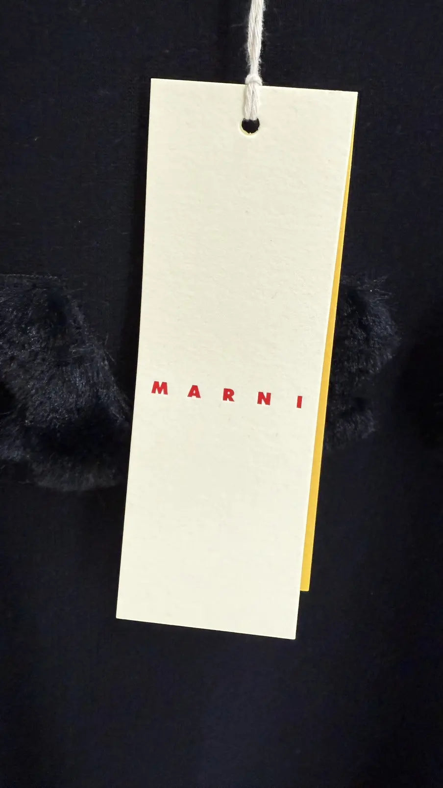 Marni Black Wool & Cashmere Logo Sweater